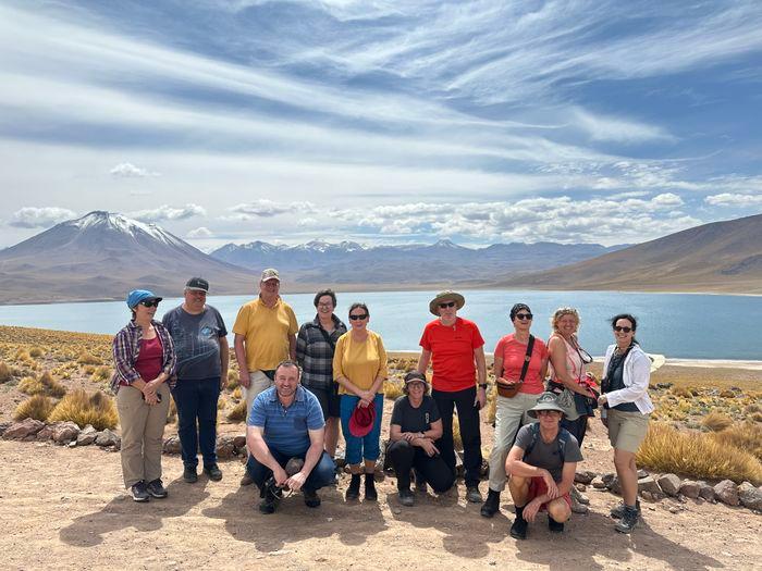 Altiplanische Lagunen und Salar de Atacama.